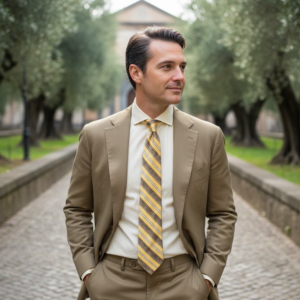 Cravatta LUXURY 100% Seta - Valentino 9 cm