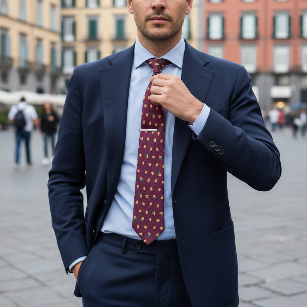 Cravatta fantasia Stampe 100% Seta - 10