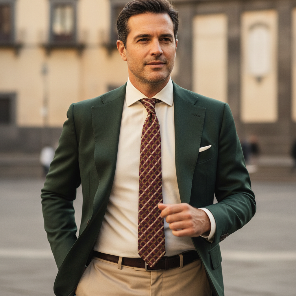 Cravatta LUXURY 100% Seta - Gherardini 10 cm