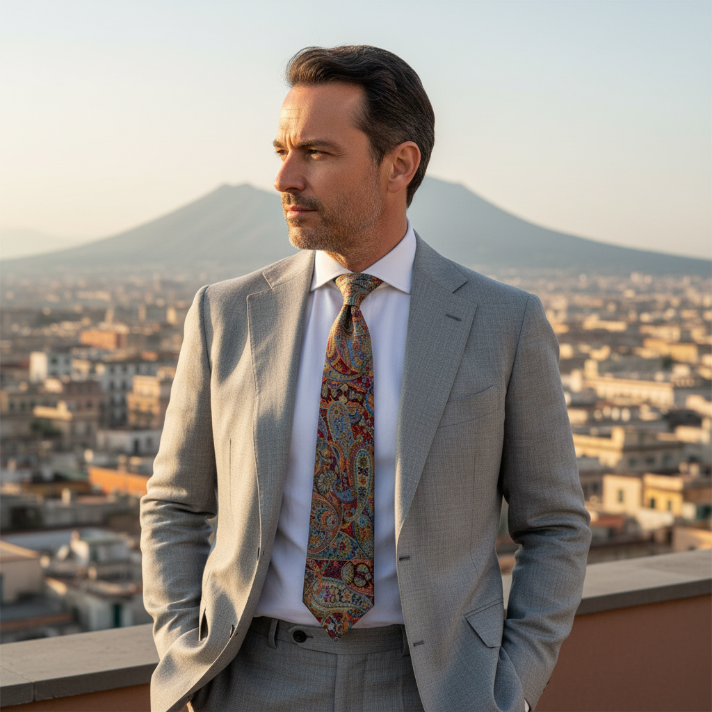 Cravatta LUXURY 100% Seta - Mario Valentino 9,5 cm