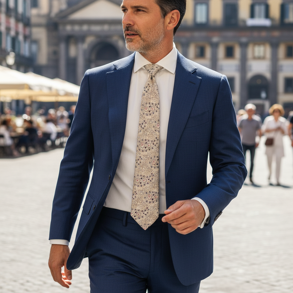 Cravatta LUXURY 100% Seta - Ferré 10 cm