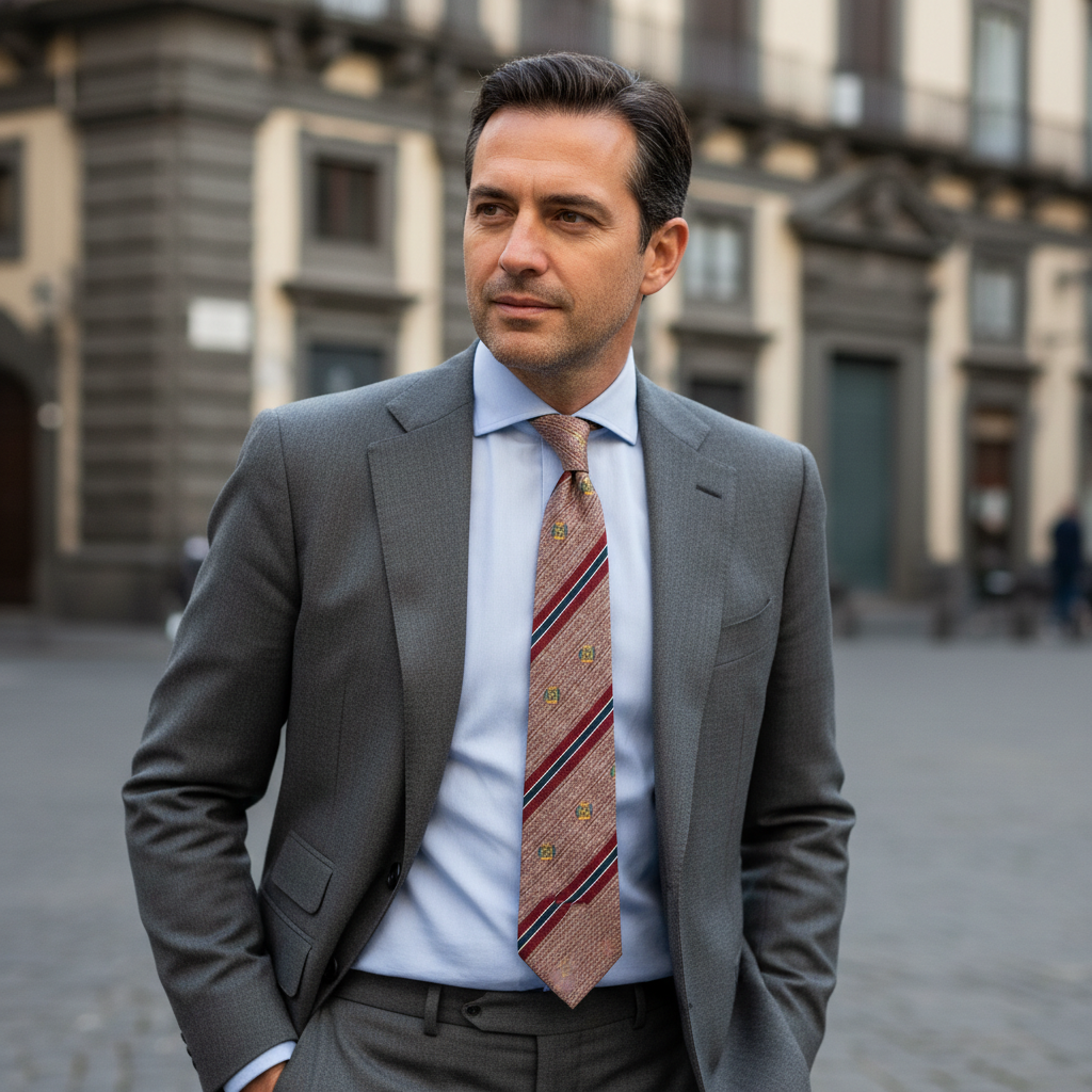 Cravatta LUXURY 100% Seta - Gherardini 10 cm