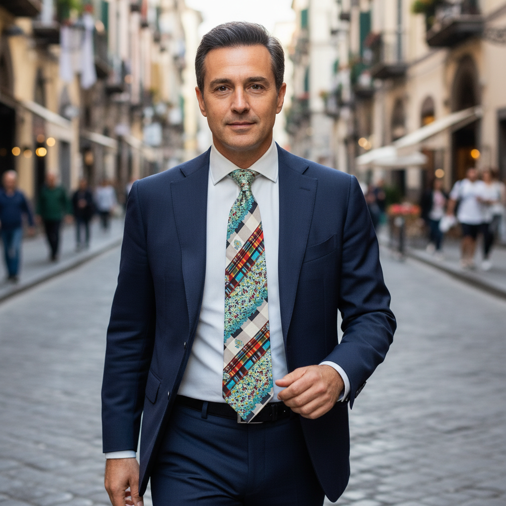 Cravatta LUXURY 100% Seta - Hugo Boss 10 cm