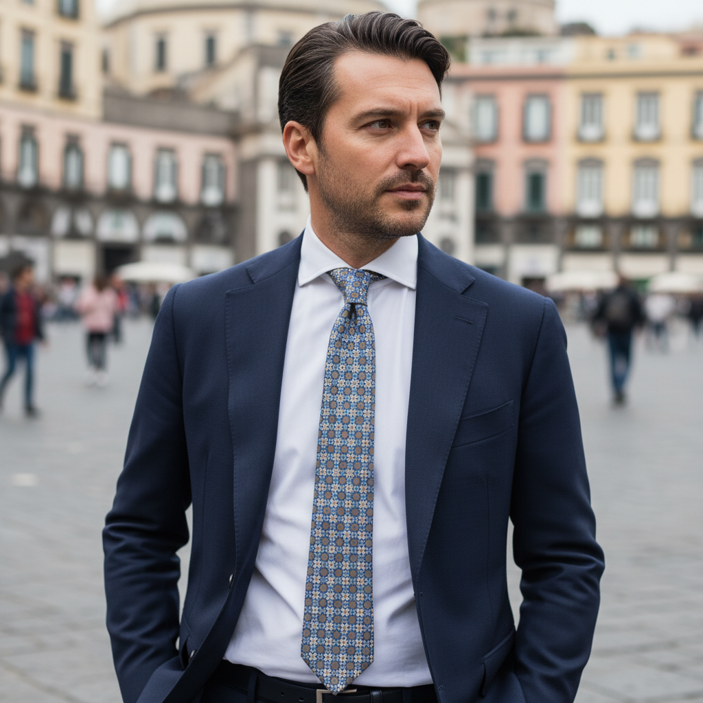 Cravatta fantasia Stampe - 8 cm